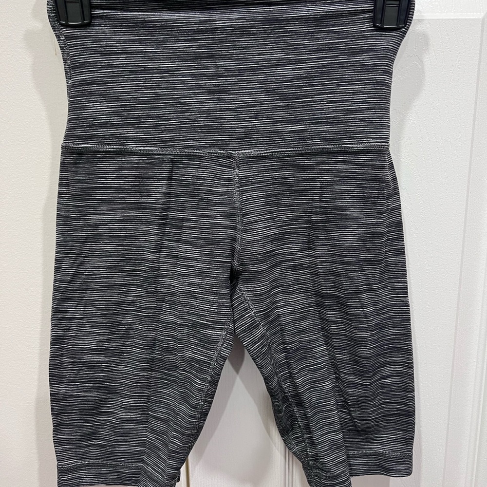 Size 4 LuLu lemon high waisted biker shorts.